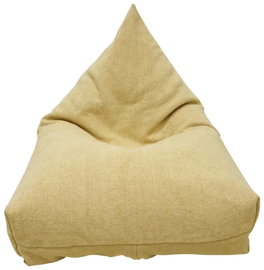 Világossárga gyerek babzsák Cleo Light Honey – Lorena Canals