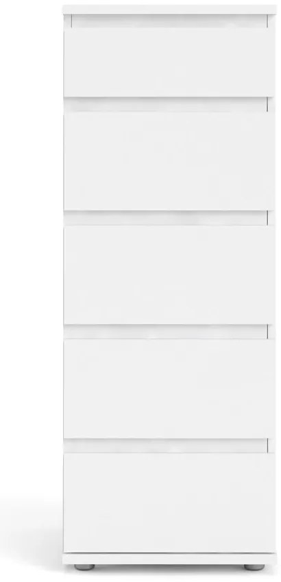 Fehér magas komód 40x107 cm Nova – Tvilum