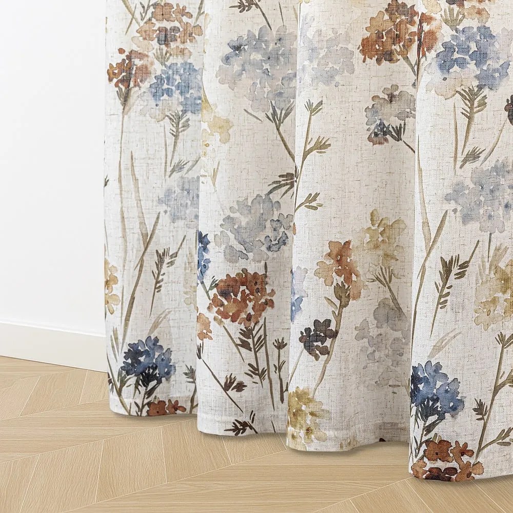 Krémszínű függöny 135x250 cm Flosi – Restilo