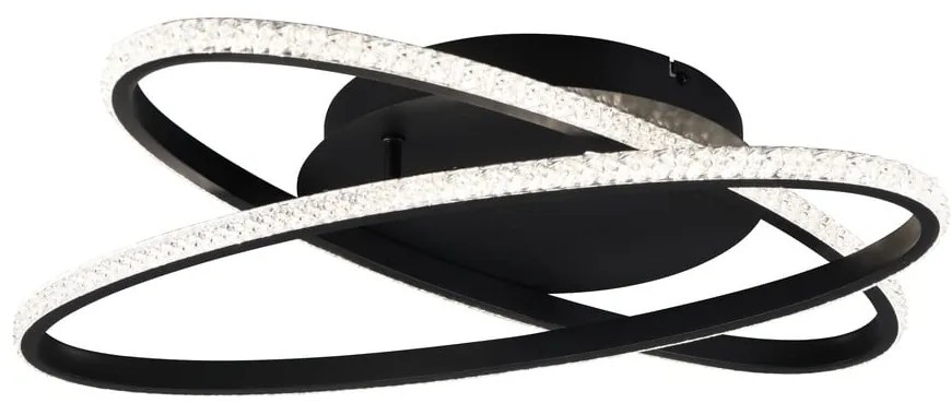 Fekete LED mennyezeti lámpa Lane – Trio