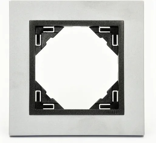 Efapel Metallo Keret 1-SZERES Alu Grafit 90910 Tus