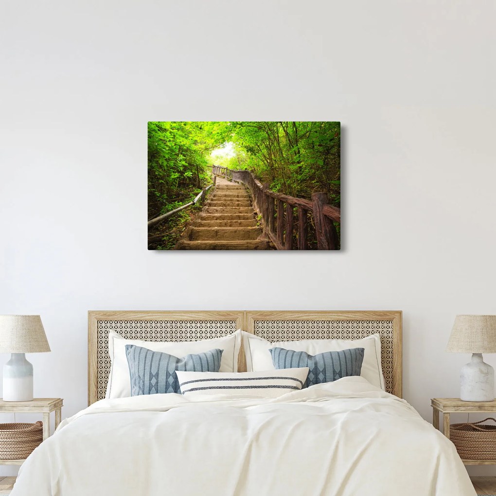 Kép - Lépcsők a természetben (90x60 cm)