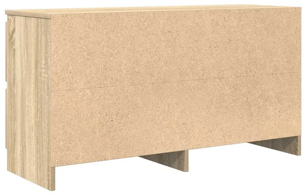sonoma tölgy színű szerelt fa TV-szekrény 100x35x54 cm