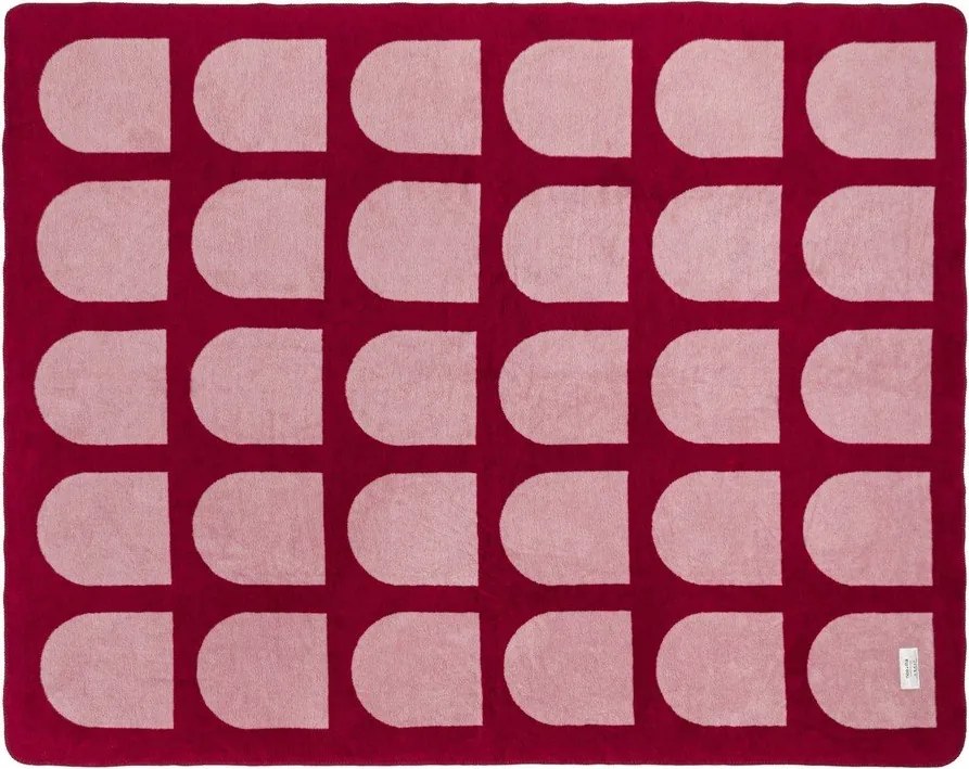 Piros-rózsaszín takaró 150x200 cm Gilli – noo.ma