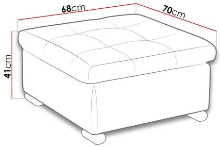 Zsámoly Toneda kicsi (sötétszürke + fekete) . 1106067