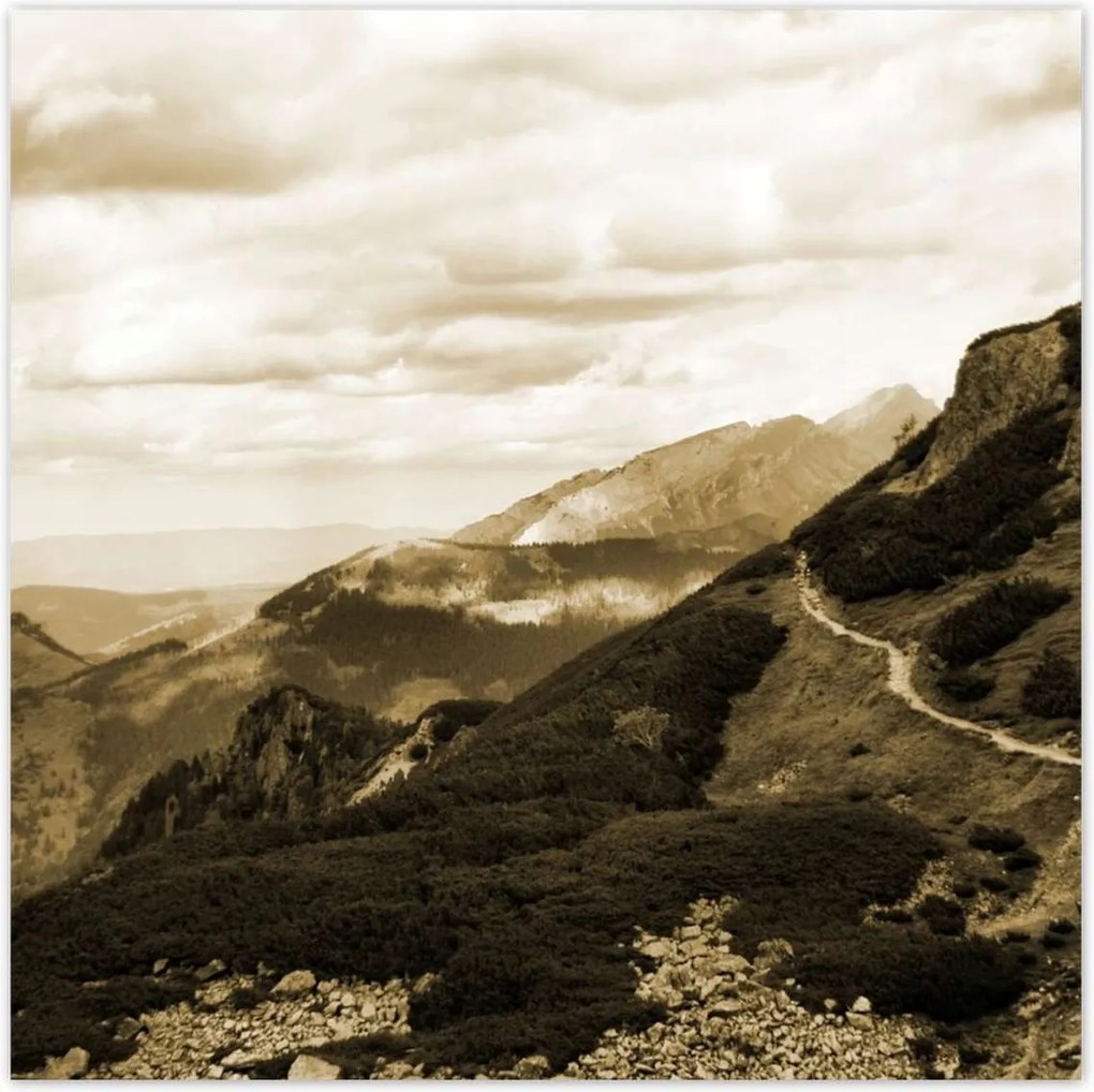 Poszterek 70x70 Tátra Lengyel hegyek Kilátás