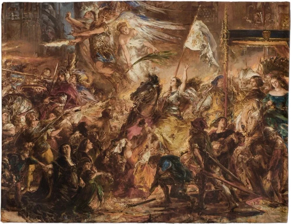 Asztali alátét Orléans-i Szűz Jan Matejko