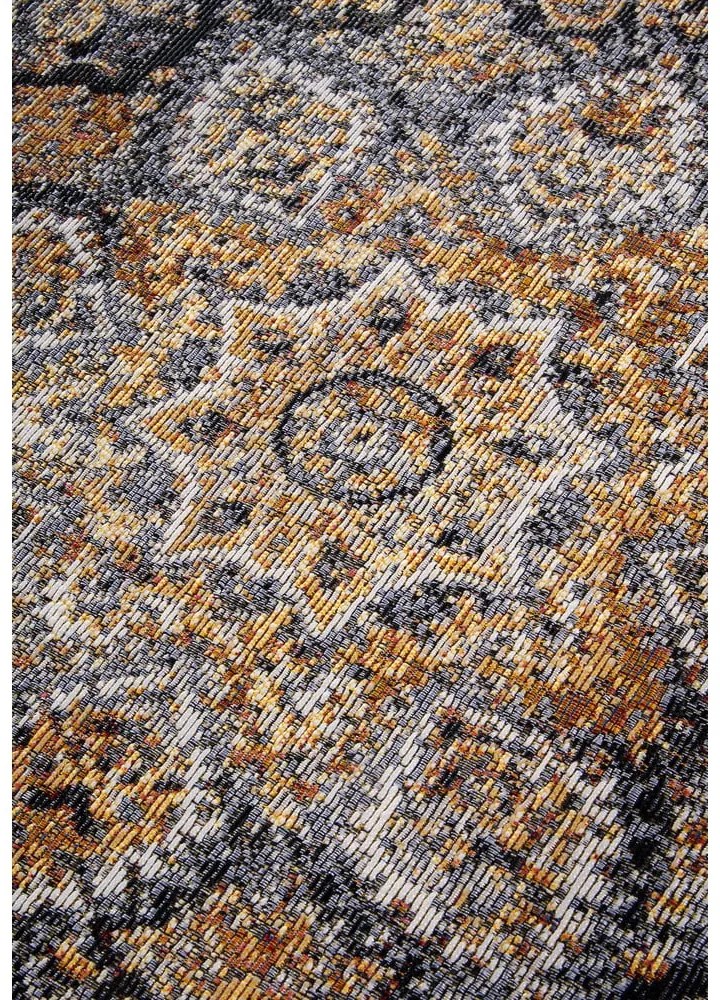 Antracitszürke-aranyszínű kültéri szőnyeg 200x285 cm Martha – Villeroy&amp;Boch
