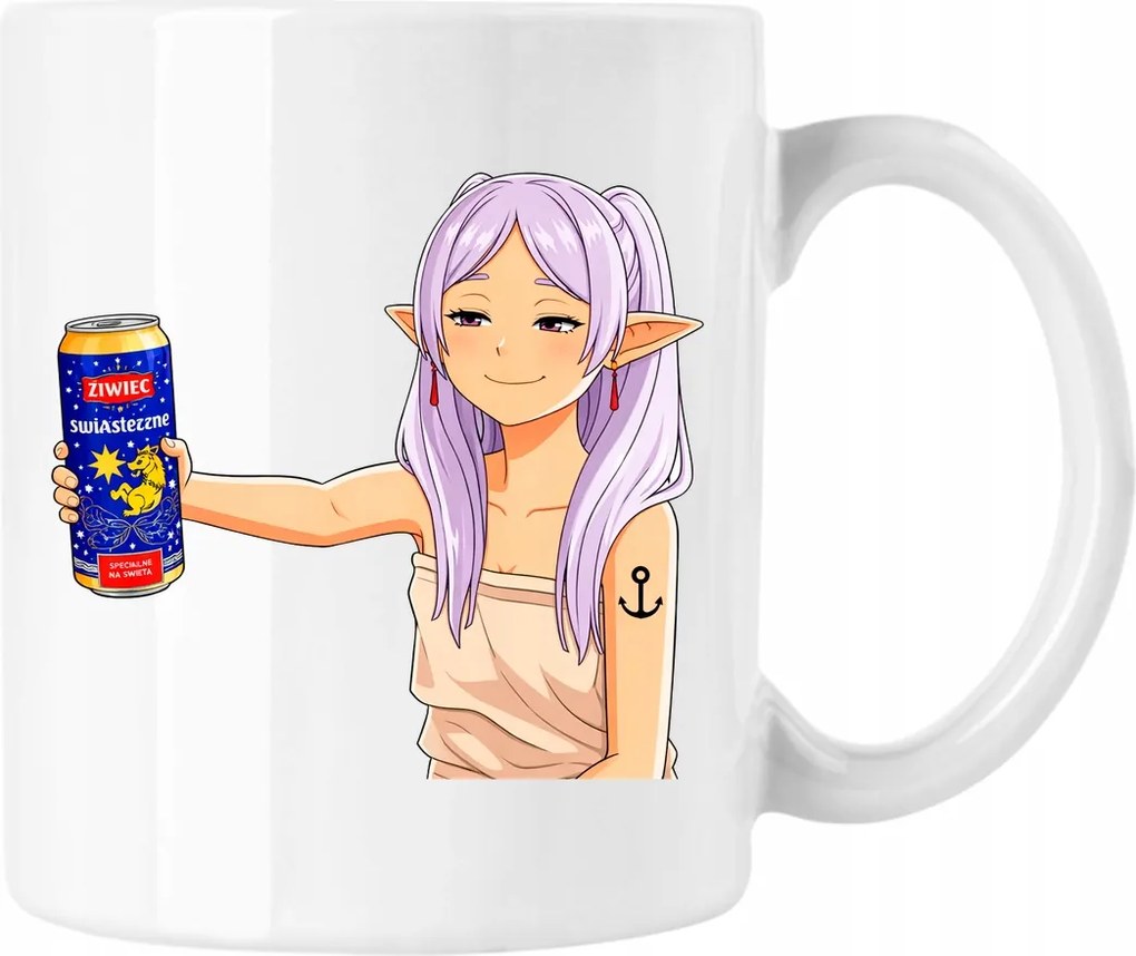 Karácsonyi manó bögre Chill Fehér 330ml