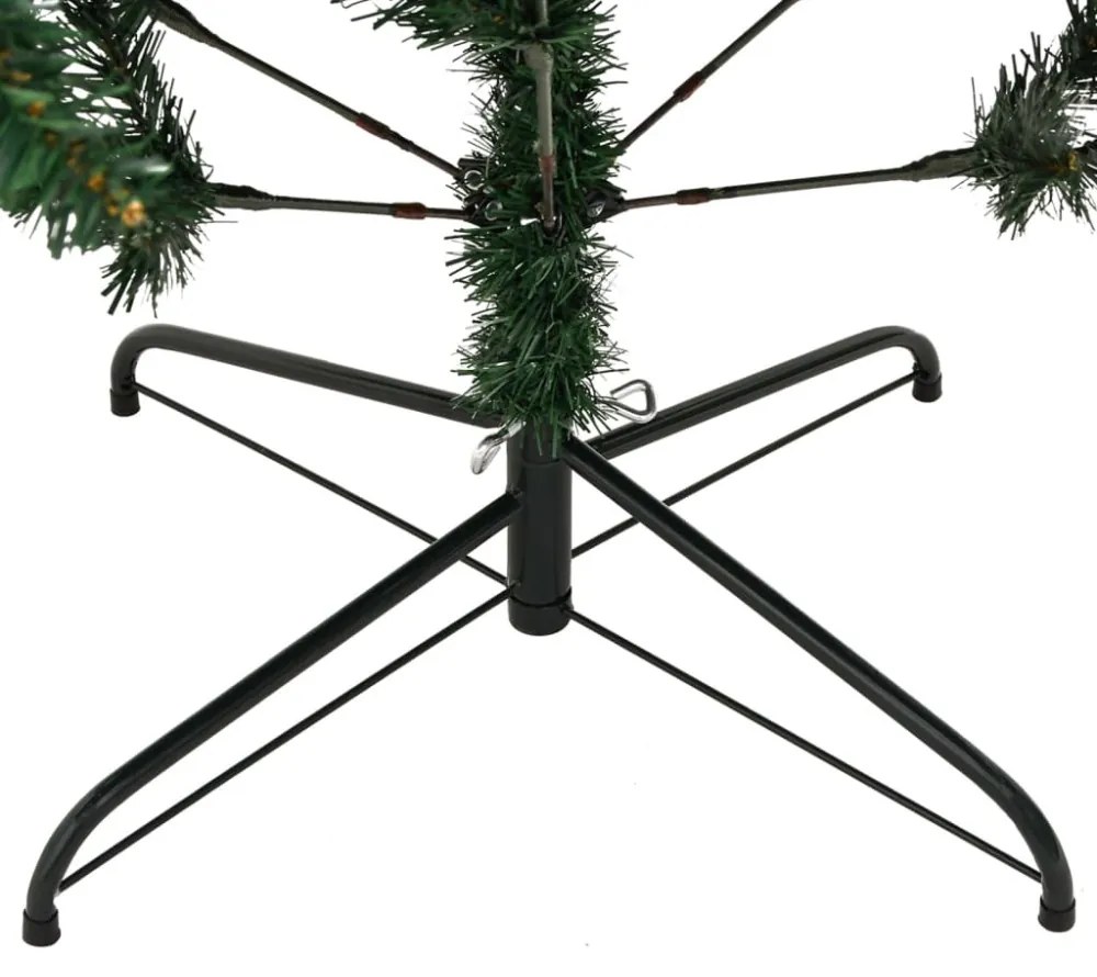 csuklópántos műkarácsonyfa állvánnyal 120 cm