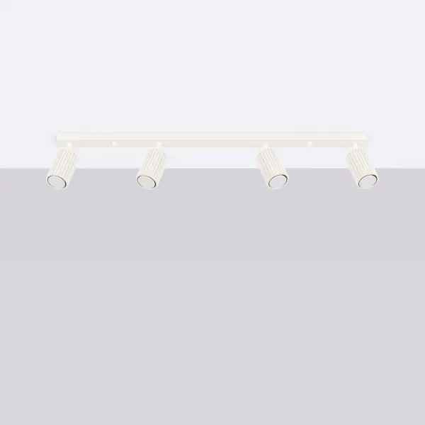 Sollux SL.1603 - Spotlámpa KARBON 4xGU10/10W/230V krémes