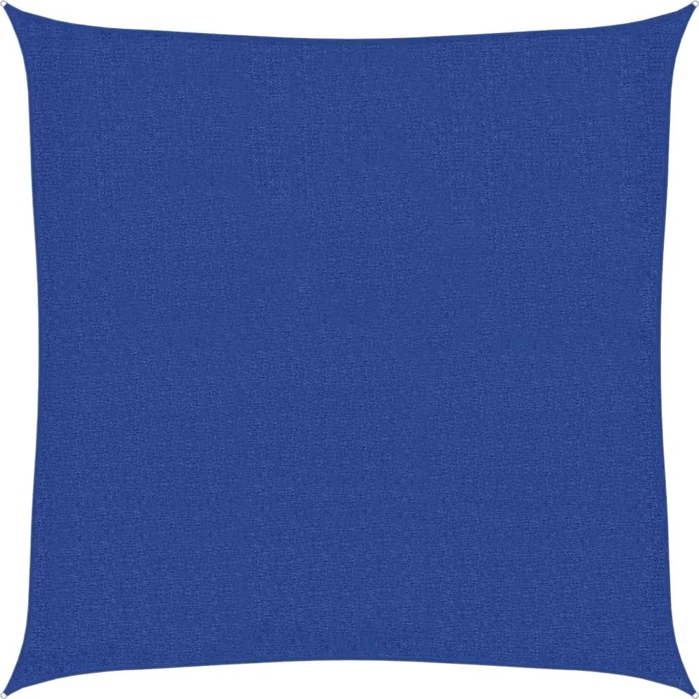 vidaXL kék HDPE napvitorla 160 g/m² 2 x 2 m