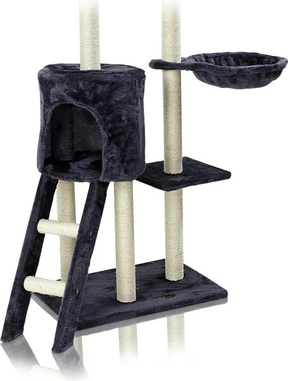 Kaparófa macskáknak Hawaj 138 cm sötét szürke