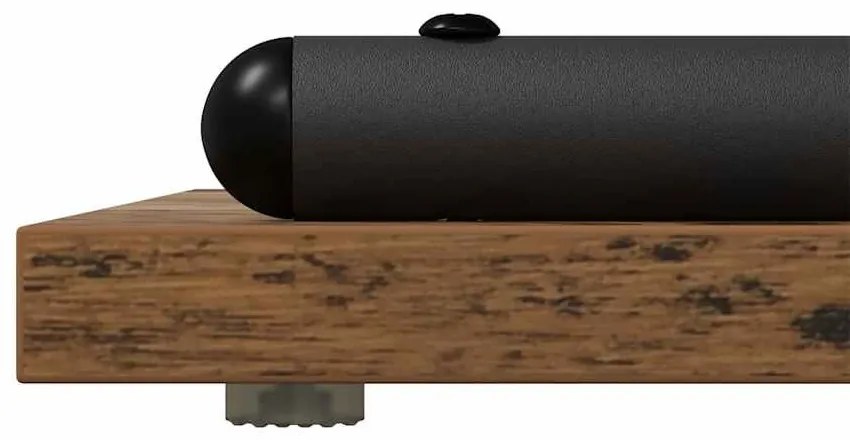 Konzolasztal polcokkal Régi fa 101 x 35 x 80.5 cm Faanyag