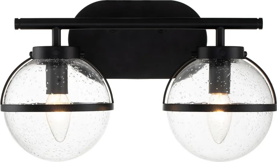 Hinkley Hollis HK-HOLLIS2-C-BK-BATH Fali lámpa 2x60W/E14 IP44