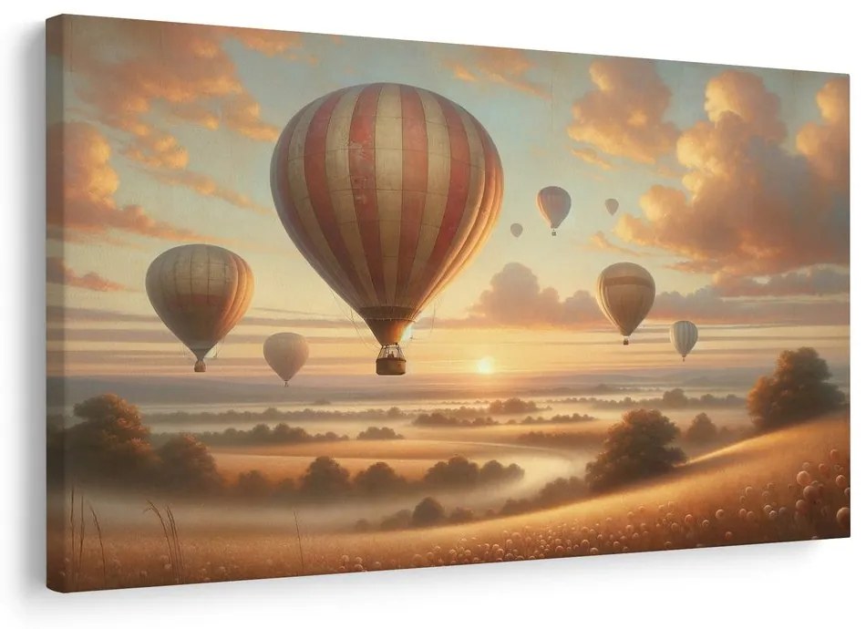 Kép ballonok az esti csendben