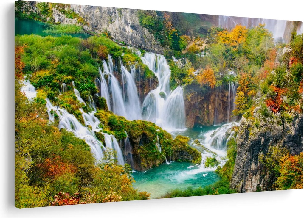 Kép - Plitvicei-tavak Nemzeti Park (90x60 cm)