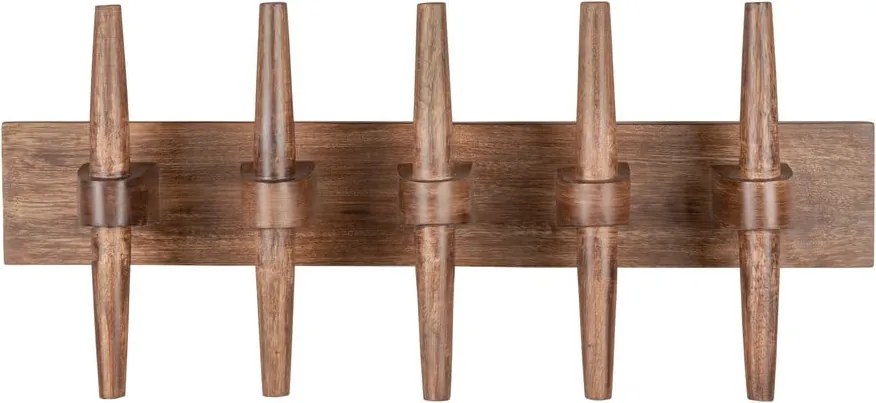 Natúr színű mangófa fali fogas Jakub – Dutchbone