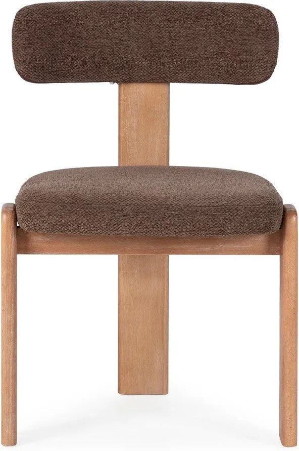 Barna kárpitozott étkezőszék szett 2 db-os Nadia – MOME