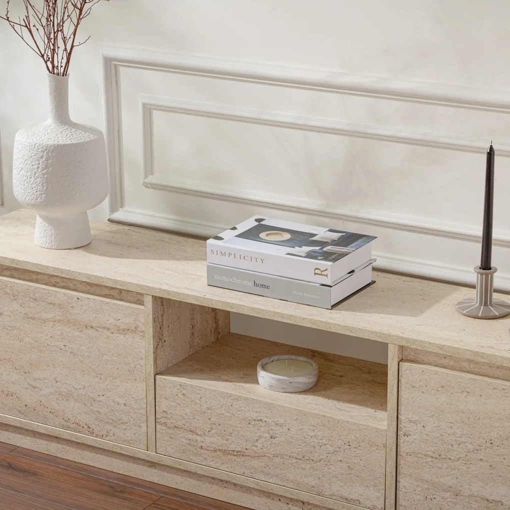 TV asztal Vanguard Travertine