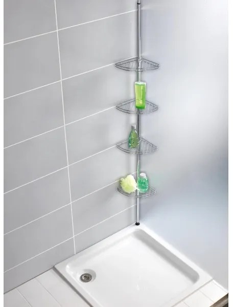 WENKO 18596100-Sarokelem PREA 28x200 cm rozsdamentes acél/fényes króm