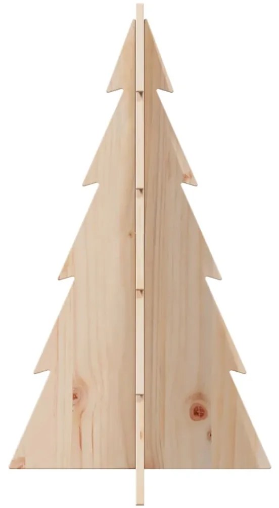 tömör fenyőfa karácsonyfa-dekoráció 80 cm