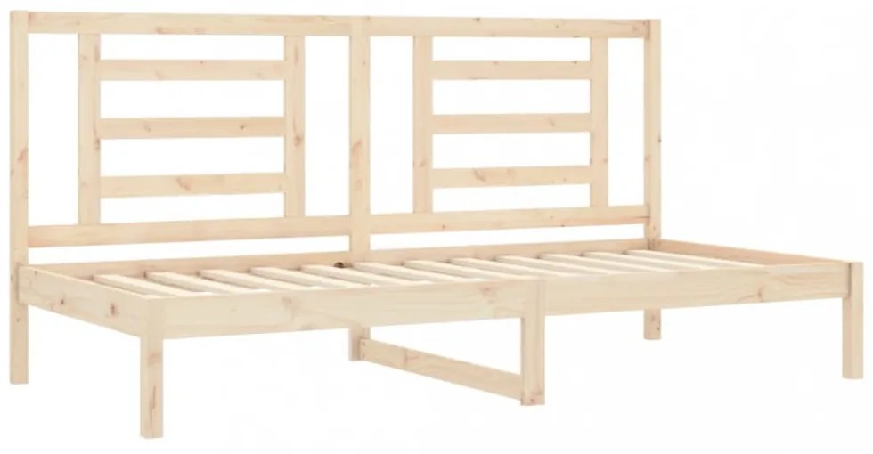 tömör fenyőfa kanapéágy matrac nélkül 90 x 200 cm