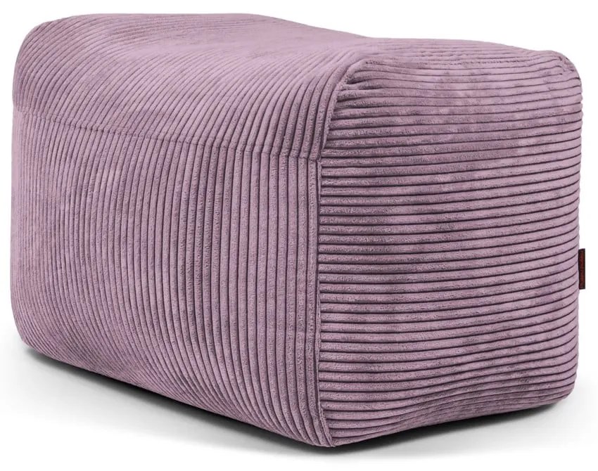 Lila kordbársony babzsákfotel Plus 70 Lounge – SLOWDOWN