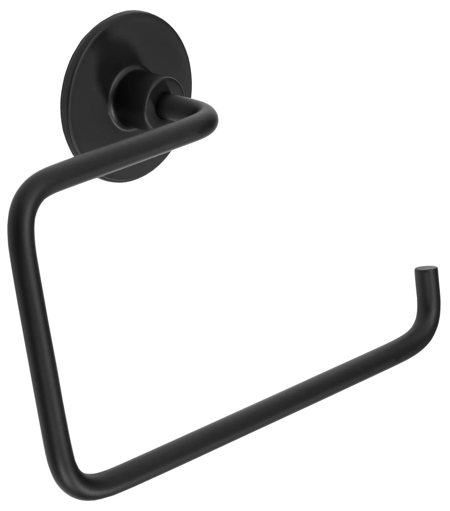 Falra szerelhető wc papír tartó Black 322204