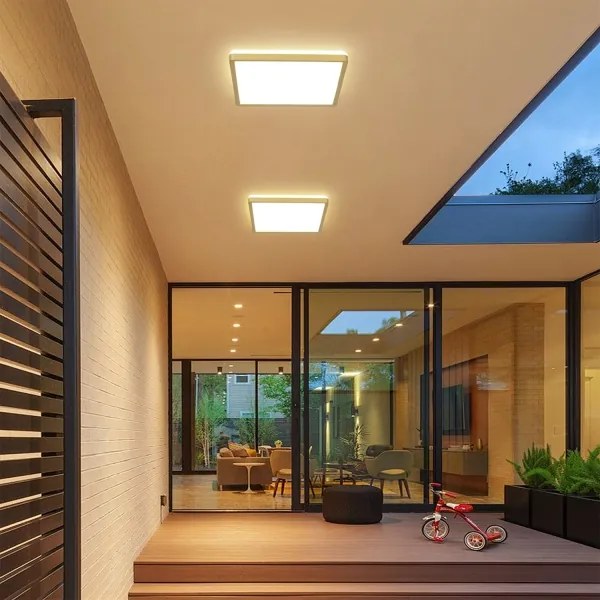 Brilagi - LED fürdőszobai lámpatest ultravékony LED/24W/230V 42x42 cm aranyszínű IP54