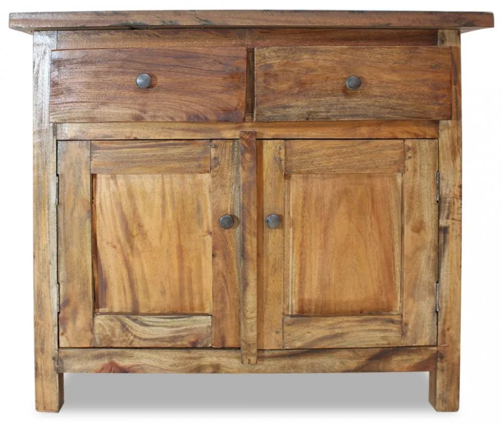 tömör mahagóni fa komód 75 x 30 x 65 cm