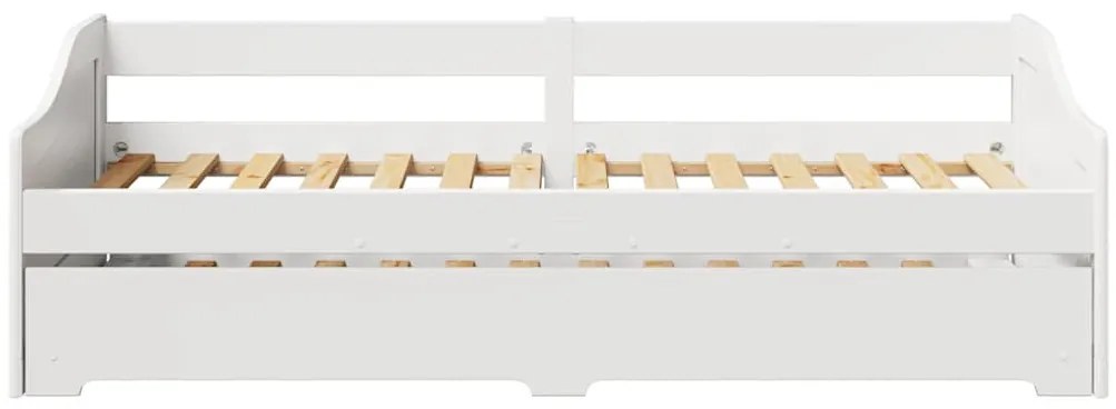 fehér nappali ágy matrac nélkül IRUN 90x200 cm