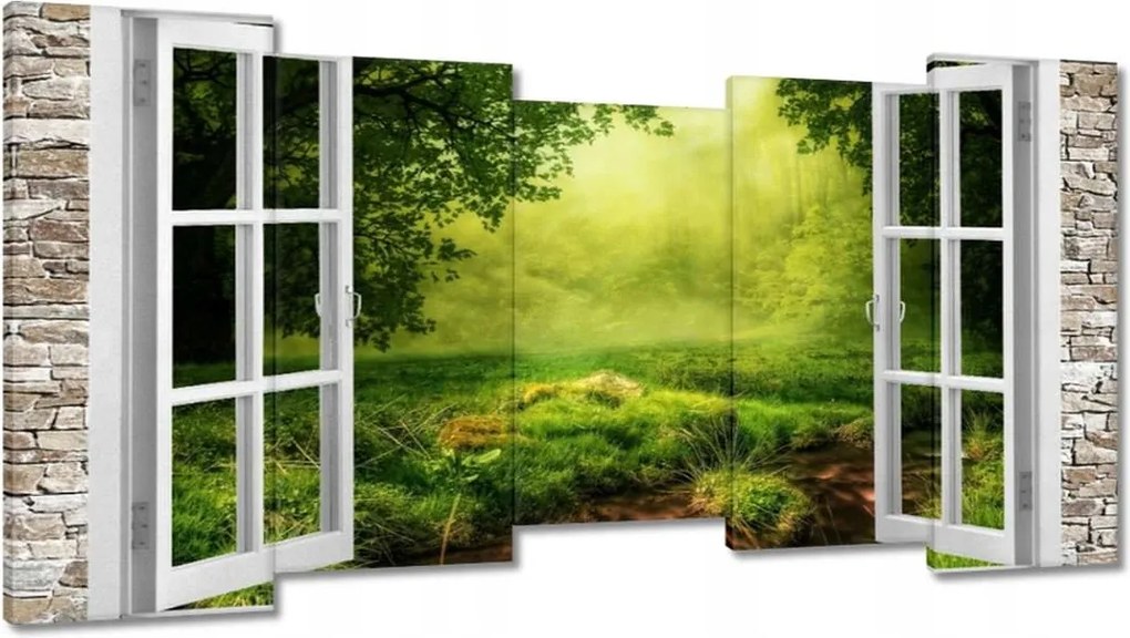 Festmények 150x80 Fa ablak