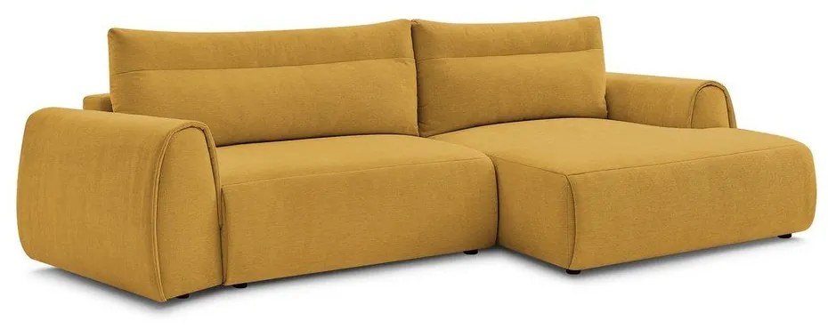 Okkersárga sarokkanapé Aden – Bobochic Paris