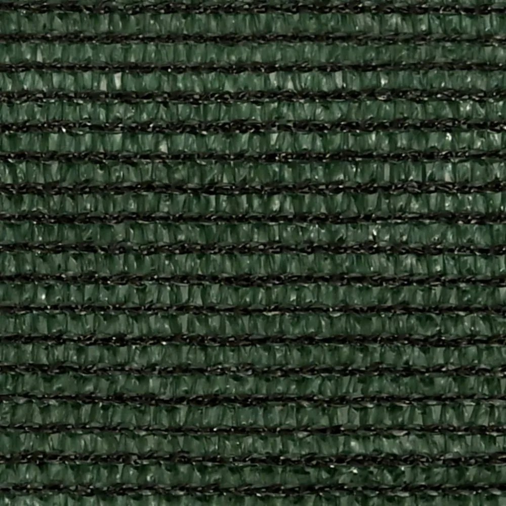 sötétzöld HDPE napvitorla 160 g/m² 4,5 x 4,5 x 4,5 m