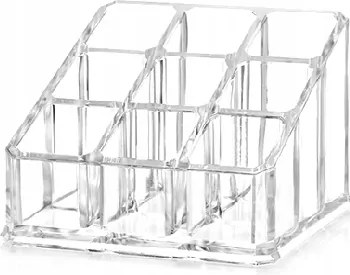 Kozmetikumok, rúzsok, eszközök rendszerező doboza Átlátszó