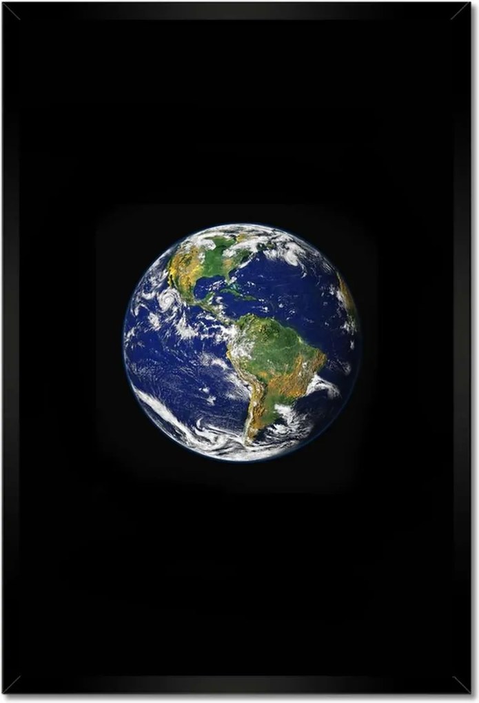 Poszterek keretben 40x60 Föld Kilátás az űrből