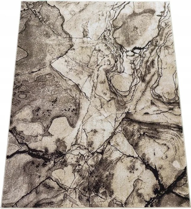 Szőnyeg 200x290 Modern Bézs Hálószoba Nappali Vastag Húsos Minőség