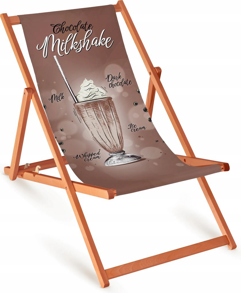 Kerti Napozóágy Összecsukható Fa Kényelmes Állítható Strand Terasz