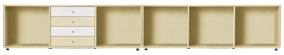 Világossárga alacsony komód 267x61 cm Mistral – Hammel Furniture