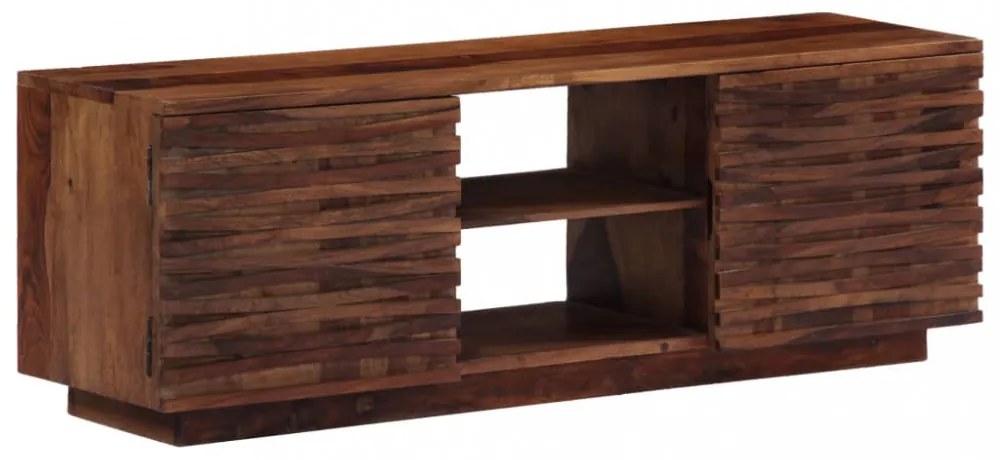 tömör akácfából TV-szekrény 120 x 30 x 40 cm