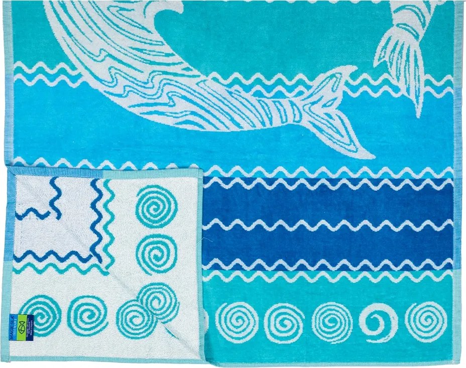 PANTELLERIA Strandtörölköző türkiz 165x90cm