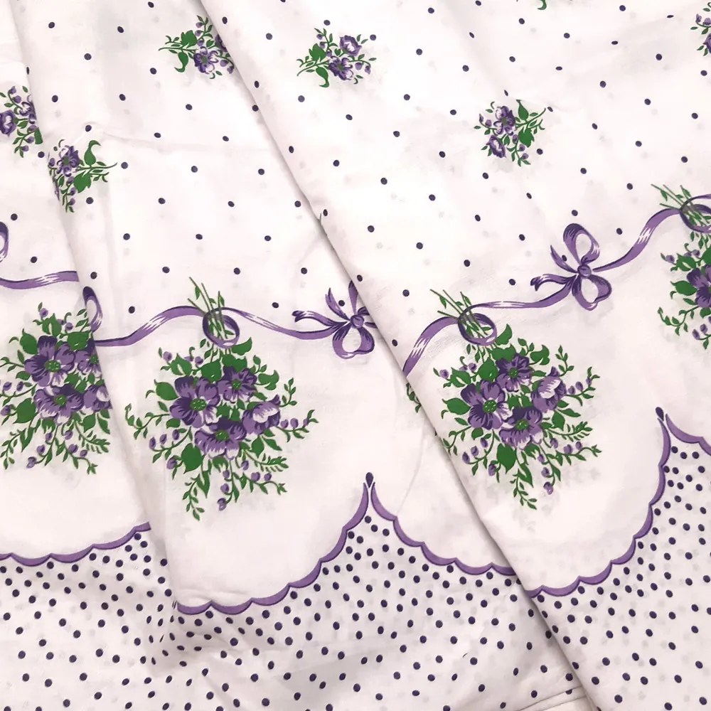 KREPP pamut ágynemű Homa EMILY VIOLET 140x200 cm