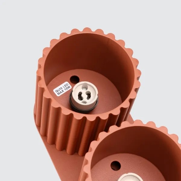 Sollux SL.1800 - AURA spotlámpa 2xGU10/10W/230V narancssárga