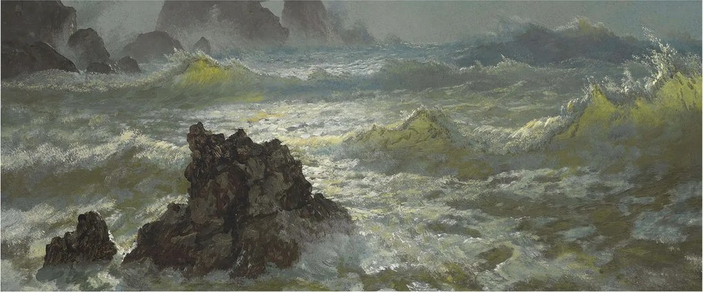 Dekoratív fotótapéta Flizelin a hálószobába Viharos tenger 250x104