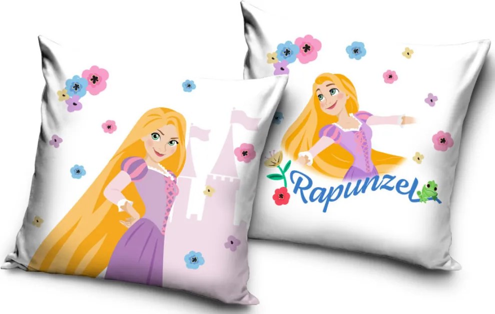 Disney Hercegnők Rapunzel párnahuzat 40x40 cm Velúr