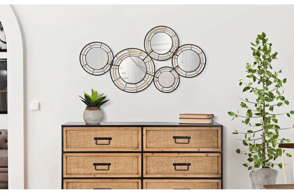 Fém fali dekoráció 111x59 cm Oporto – Mauro Ferretti