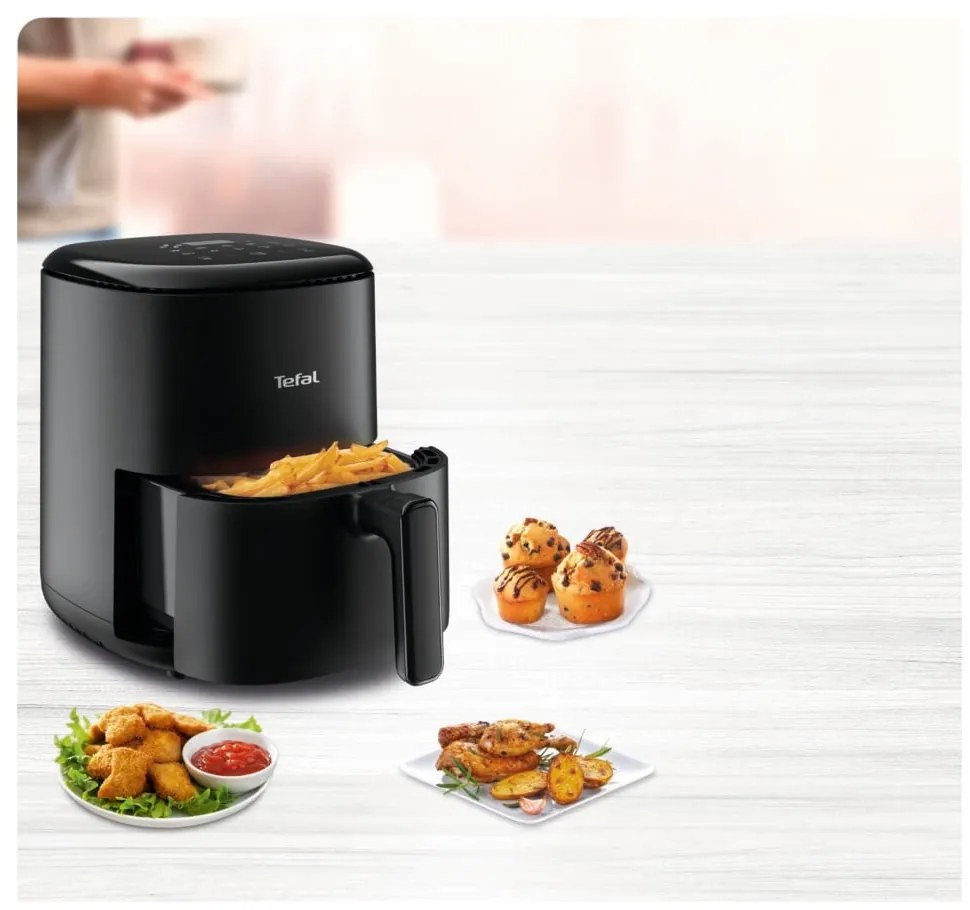Fekete forrólevegős fritőz EY145810 – Tefal
