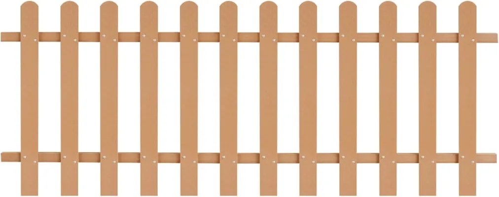 vidaXL WPC léckerítés 200 x 80 cm