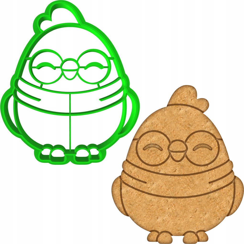 Húsvéti Forma Mézeskalács lyukasztó Húsvéti kakas Csirke 8cm